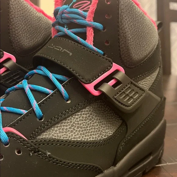 Nike Air Jordan Flight 45 TRK Trek Shoes Sneakers Boots 467956 008 Girls Youth 6 - Picture 8 of 16